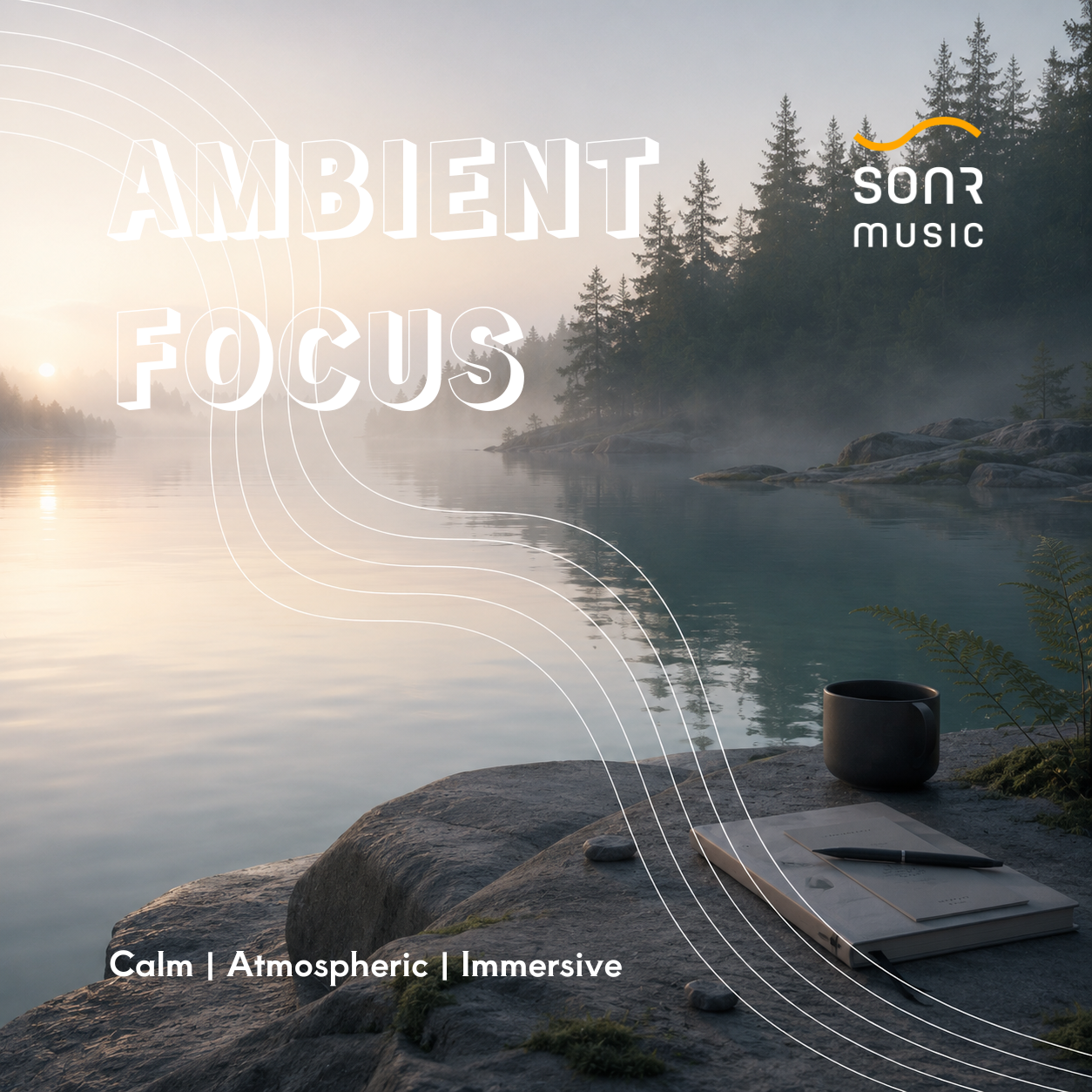 Ambient Focus playlist cover