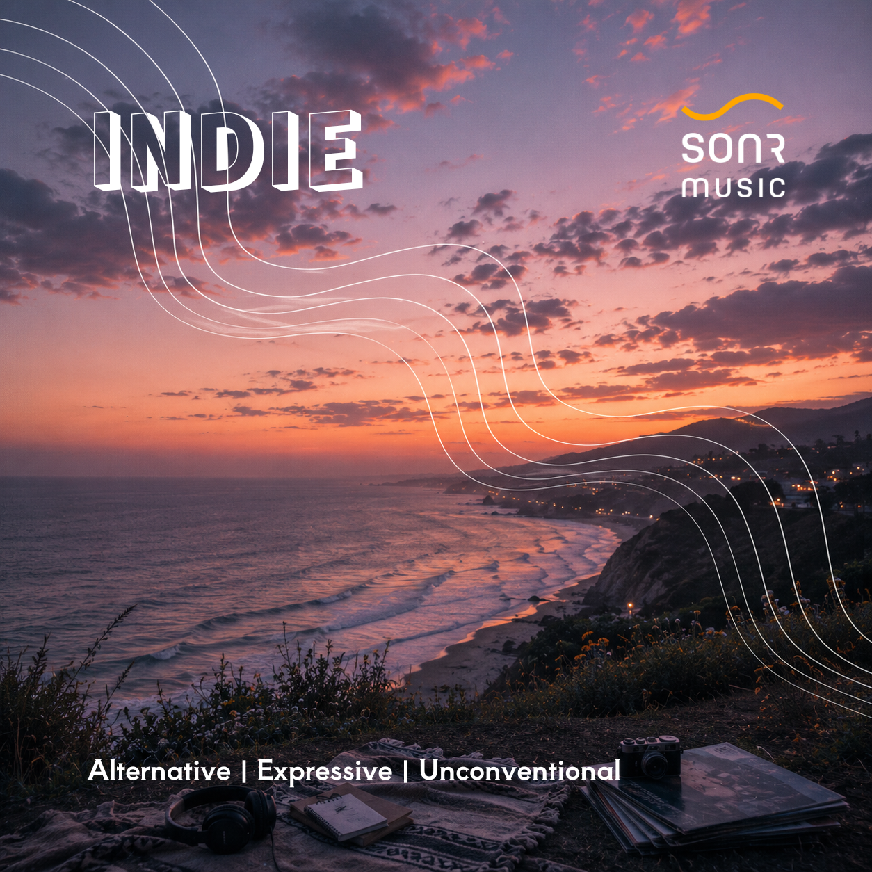 Indie playlist cover